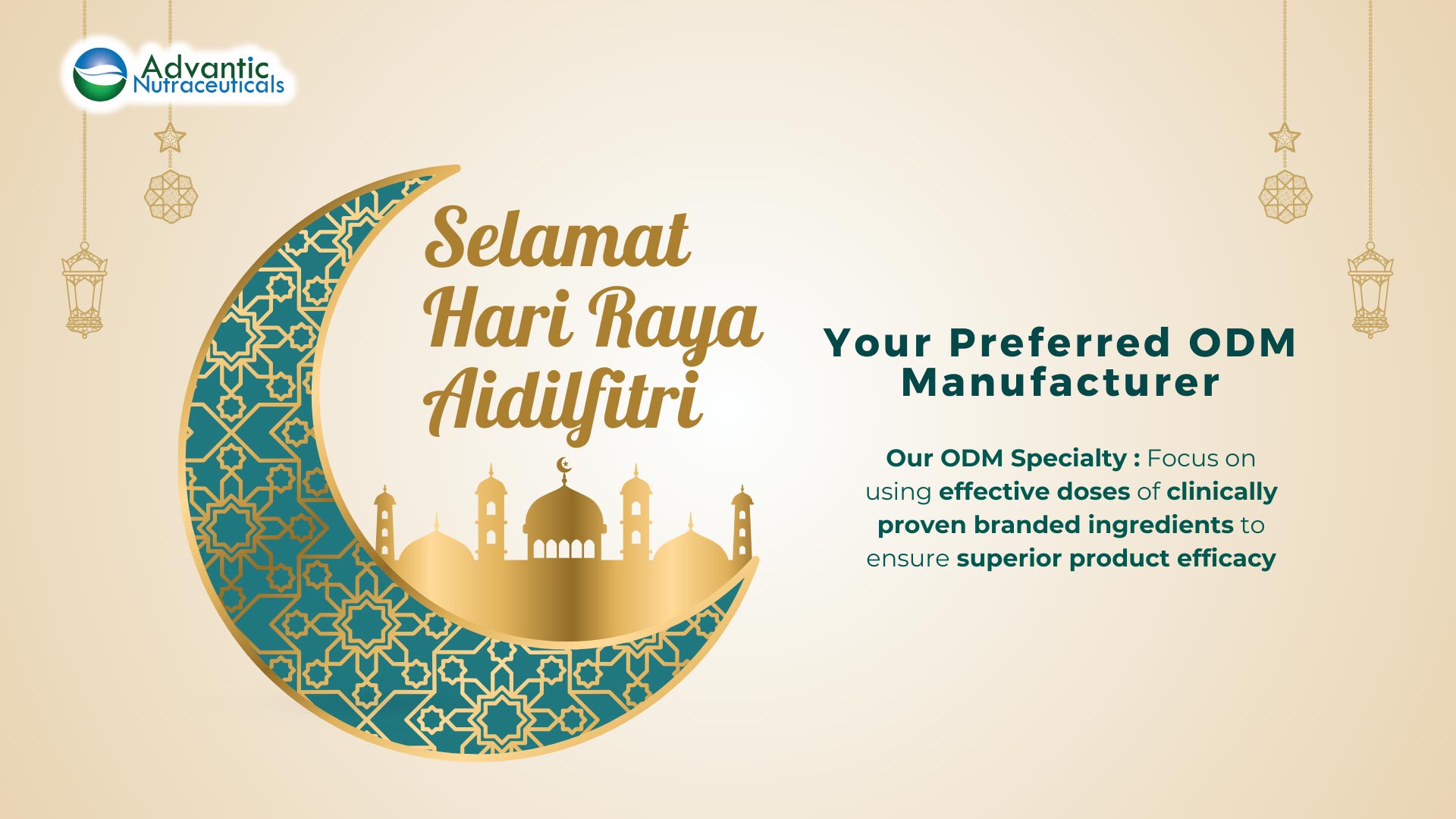 Advantic Nutraceuticals - Selamat Hari Raya 2025