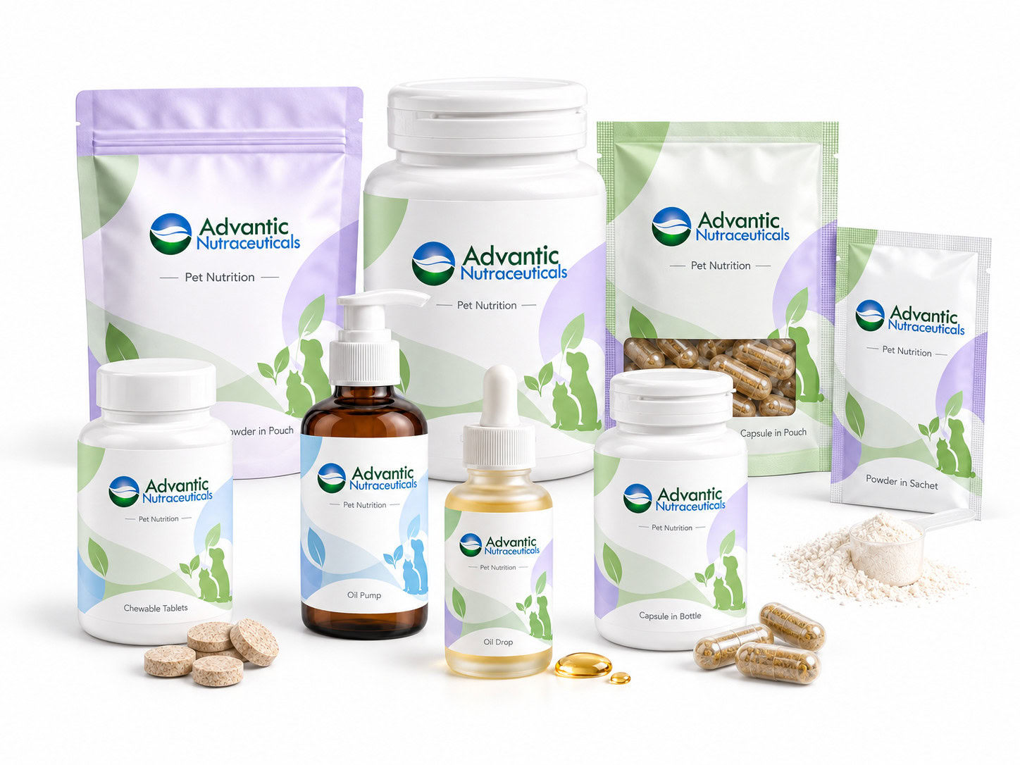 advantic pet odm product ranges all